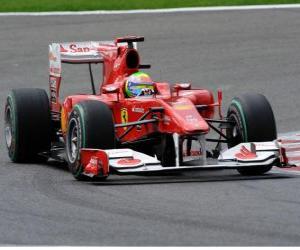 Puzzle Felipe Massa - Ferrari - Spa-Francorchamps 2010